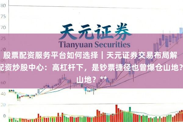 股票配资服务平台如何选择｜天元证券交易布局解 **配资炒股中心：高杠杆下，是钞票捷径也曾爆仓山地？**